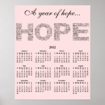 2012: A Year of Hope Wall Calendar