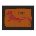 2012 Ancient Dragon Chinese New Year Postcard