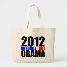 2012: Anybody But Obama Tote Bags