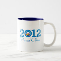 2012 - Barack Obama Pride Vintage.png Coffee Mugs
