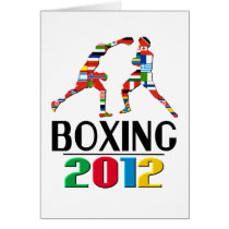 2012: Boxing Greeting Card