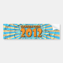 2012 BUMPER STICKER