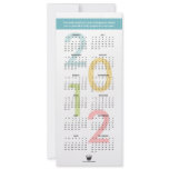 2012 calendar blue banner custom logo new year personalized invitations
