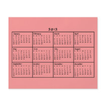 2012 Calendar Flyers