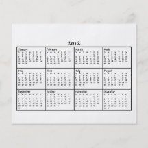 2012 Calendar Flyers