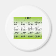 2012 Calendar Fridge Magnets
