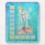 2012 Calendar Mermaid Mousepad