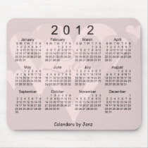 2012 Calendar Mouse Pads
