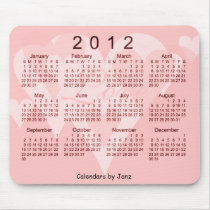 2012 Calendar Mousepads