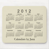 2012 Calendar Mousepads