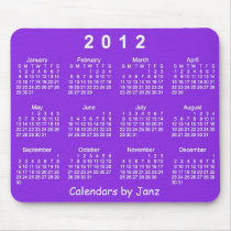 2012 Calendar Mouse Pads