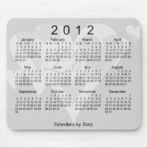 2012 Calendar Mouse Pad