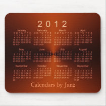 2012 Calendar Mousepad
