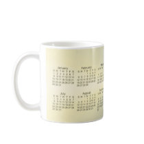 2012 Calendar Coffee Mug