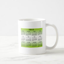 2012 Calendar Mug