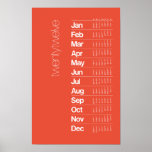 2012 Calendar Poster – Helvetica Grid System posters