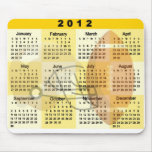 2012 Calendar with FOOTBALL print Mousepad