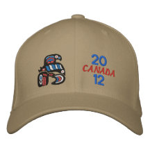 2012 CANADA EMBROIDERED BASEBALL CAPS