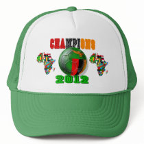 2012 Champions of Africa - Zambia Chipolopolo Mesh Hats