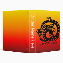 2012 Chinese New Year Dragon Binders