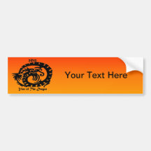 2012 Chinese New Year Dragon Bumper Stickers