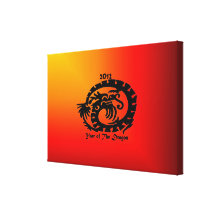 2012 Chinese New Year Dragon Canvas Print