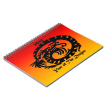 2012 Chinese New Year Dragon Spiral Notebooks