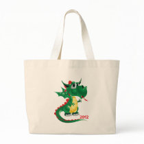 2012 Chinese New Year, The Year of The Dragon Canvas Bag