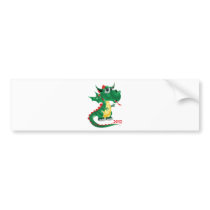 2012 Chinese New Year, The Year of The Dragon Bumper Sticker