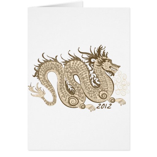 2012 Chinese New Year, The Year of The Dragon Greeting Cards