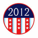 2012 election seal red and blue vote voting photo cutout