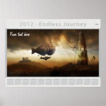 2012 Endless Journey - Poster-Type Wall Calendar