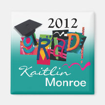 2012 Graduate - GradGear by Cheryl Daniels Fridge Magnets
