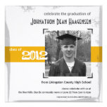 2012 Graduation Fun Gold Party Invitation