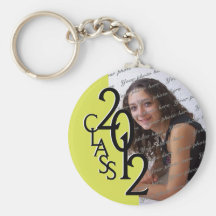 2012 Graduation Keepsake Yellow Keychain
