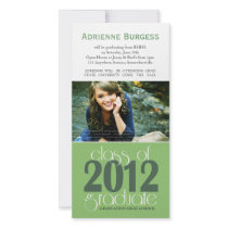 2012 Graduation Party Photo Announcement Cards Customized Photo Card