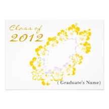 2012 Hawaii Theme Graduation Announcement