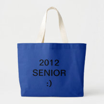 2012 hogh school senior jumbo tote canvas bags