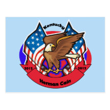2012 Kentucky for Herman Cain Post Cards
