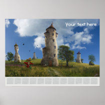 2012 La Aldea - Poster-Type Wall Calendar
