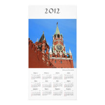 2012 Moscow Calendar Photo Card