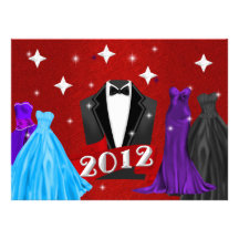 2012 nouvelles années d'Ève d'invitation de gala