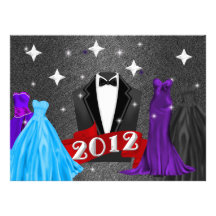 2012 nouvelles années d'Ève d'invitation de partie