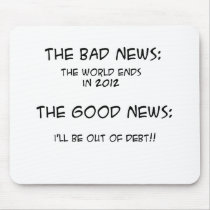 2012 Out of Debt Mousepad