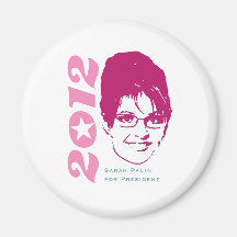2012 Palin Face Magnet