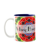 2012 Personalized Kaleidoscope Calendar Gift Mug