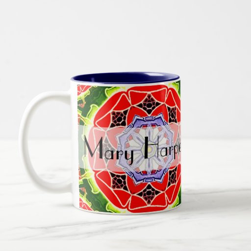 2012 Personalized Kaleidoscope Calendar Gift Mug