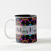 2012 Personalized Kaleidoscope Calendar Gift Mug