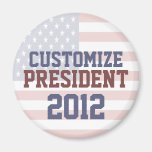 2012 Presidential Election Customizable Magnet