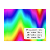 2012 Psychedelic Rainbow Plasma Company Calendar Postcard
